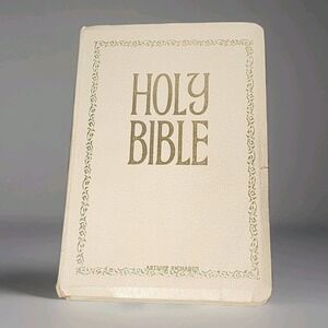 Vintage Giant Print King James Version 1973 Holy Bible Red Letter Edition Nelson